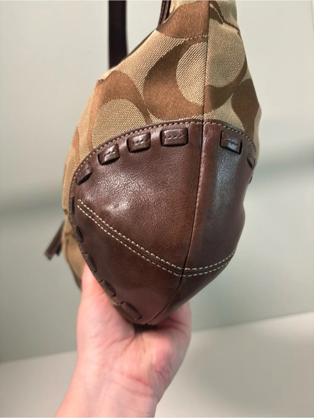 Coach 12227 Ergo Pleated Signature Shoulder Bag